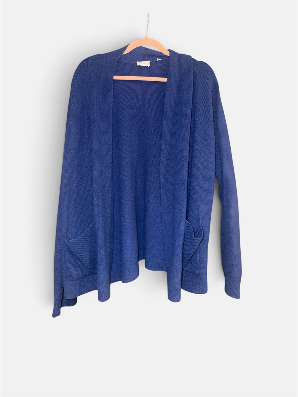 Cyrus Open-Front Cardigan - Blue